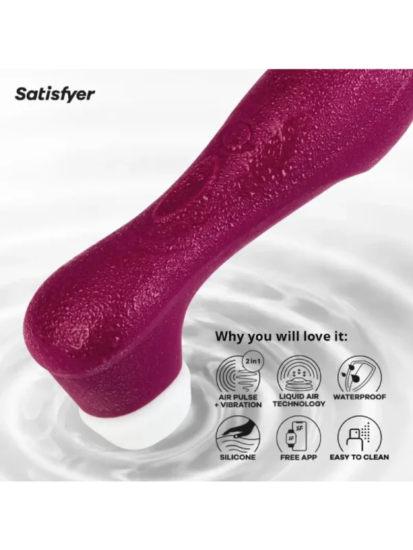 juguete sexual succionador estimulador para clítoris satisfyer pro 2 generación 3 con app